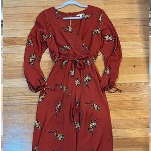 Womens floral jumpsuit